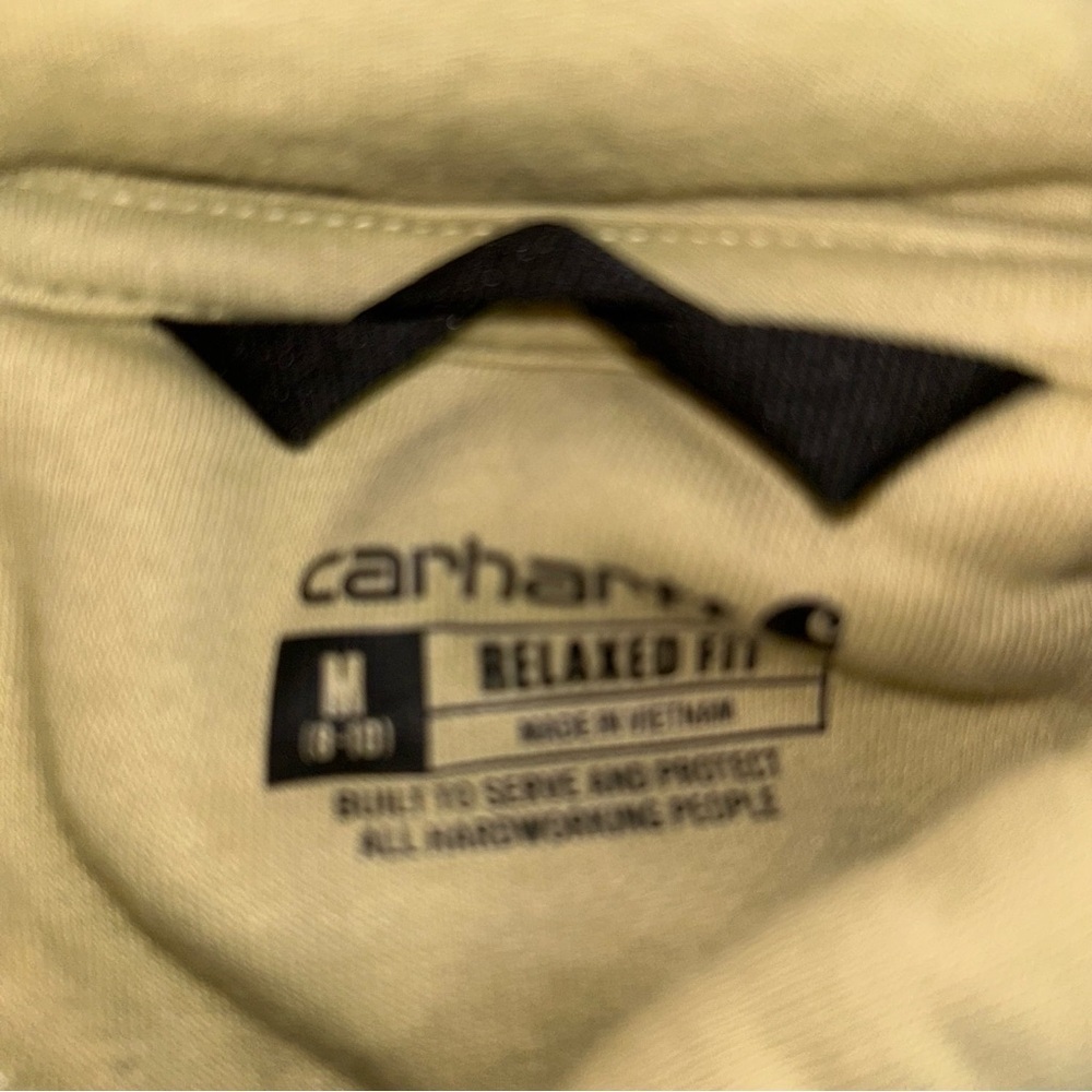 Carhartt Women's Pale light greensPullover Hoodie with Logo - Picture 3 of 3